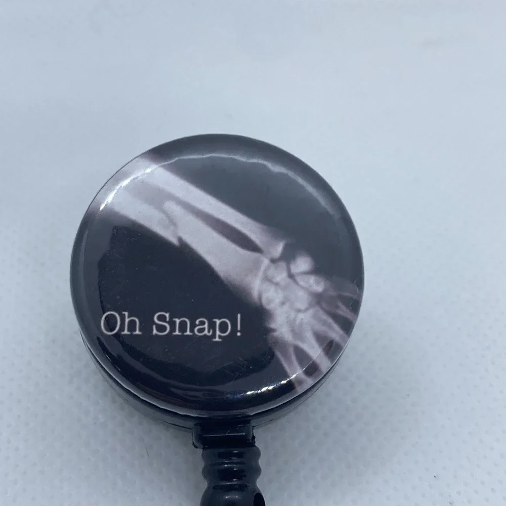 Retractable Badge Holder With Clip Oh Snap Radiology X-Ray‎